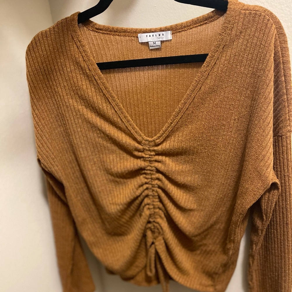 soft tie sweater
